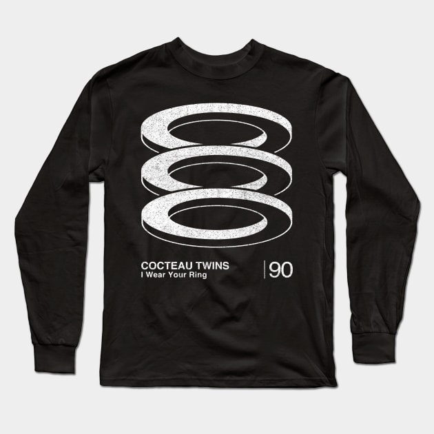 Cocteau Twins / Minimalist Graphic Fan Art Design Long Sleeve T-Shirt by saudade